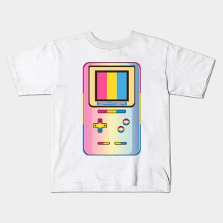 Pansexual Flag Gaymer Kids T-Shirt